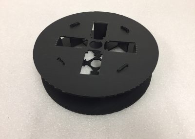 Custom foam tray protecting parts during in-plant transfer