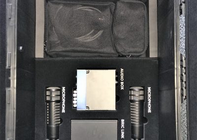 Shock-mounted backplate installed in a case