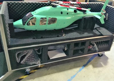 Rotary drone field kit case