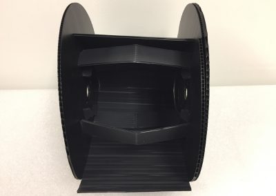 Die cut foam insert cradling metal components