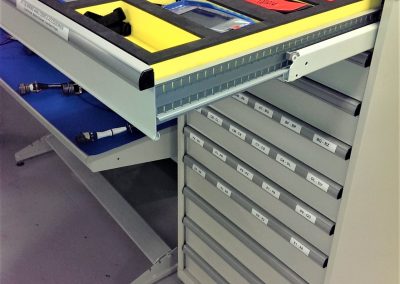 Tool drawer shadowbox foam insert