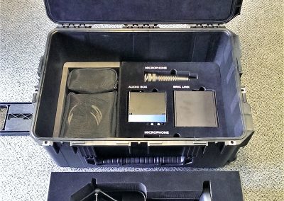 Two-layer case insert for broadcast gear